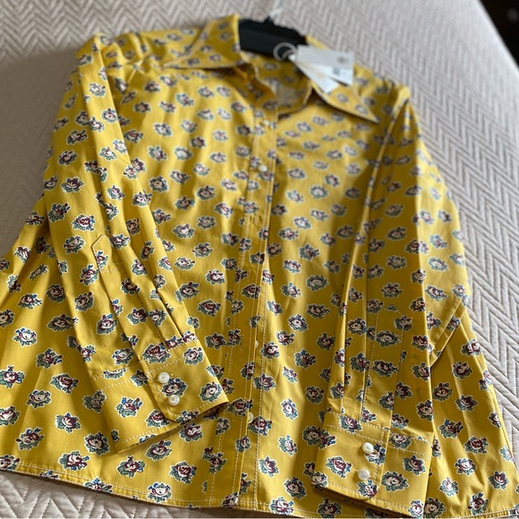 Tory Burch Garden Rose Poplin Shirt - Picture 2 of 16